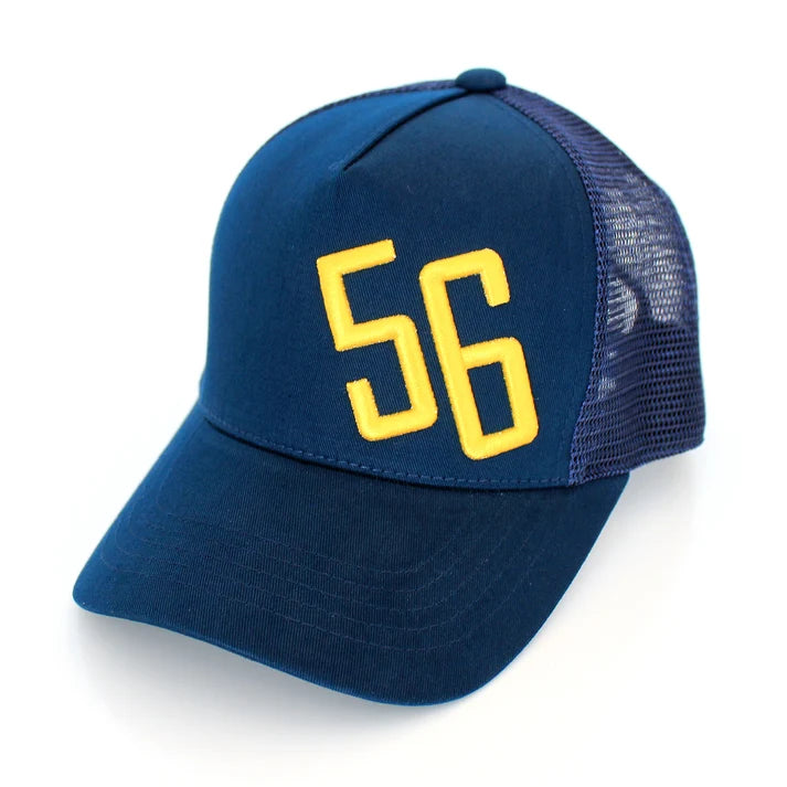 56 Bank Cap - Navy