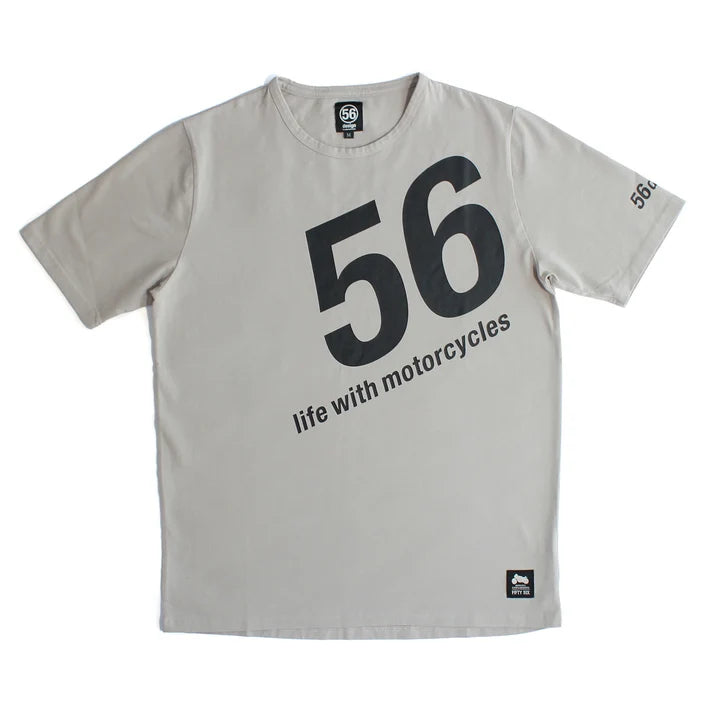 56 Trimming Tee - Ice Gray