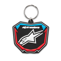 Plate Keyfob - Black Blue Red