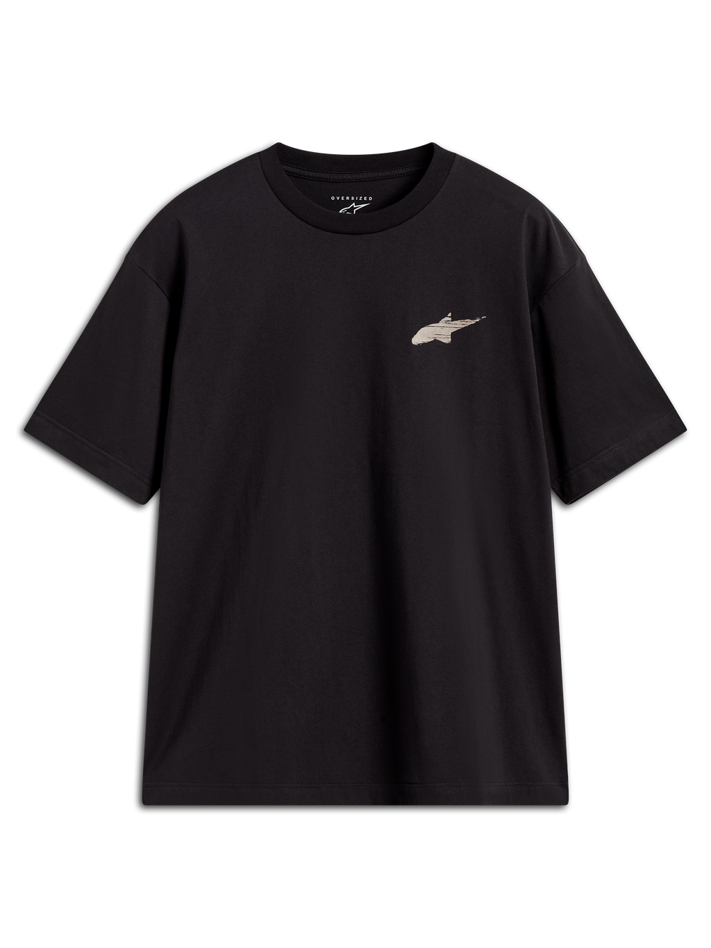 Checkback Oversized CSF Tee - Black