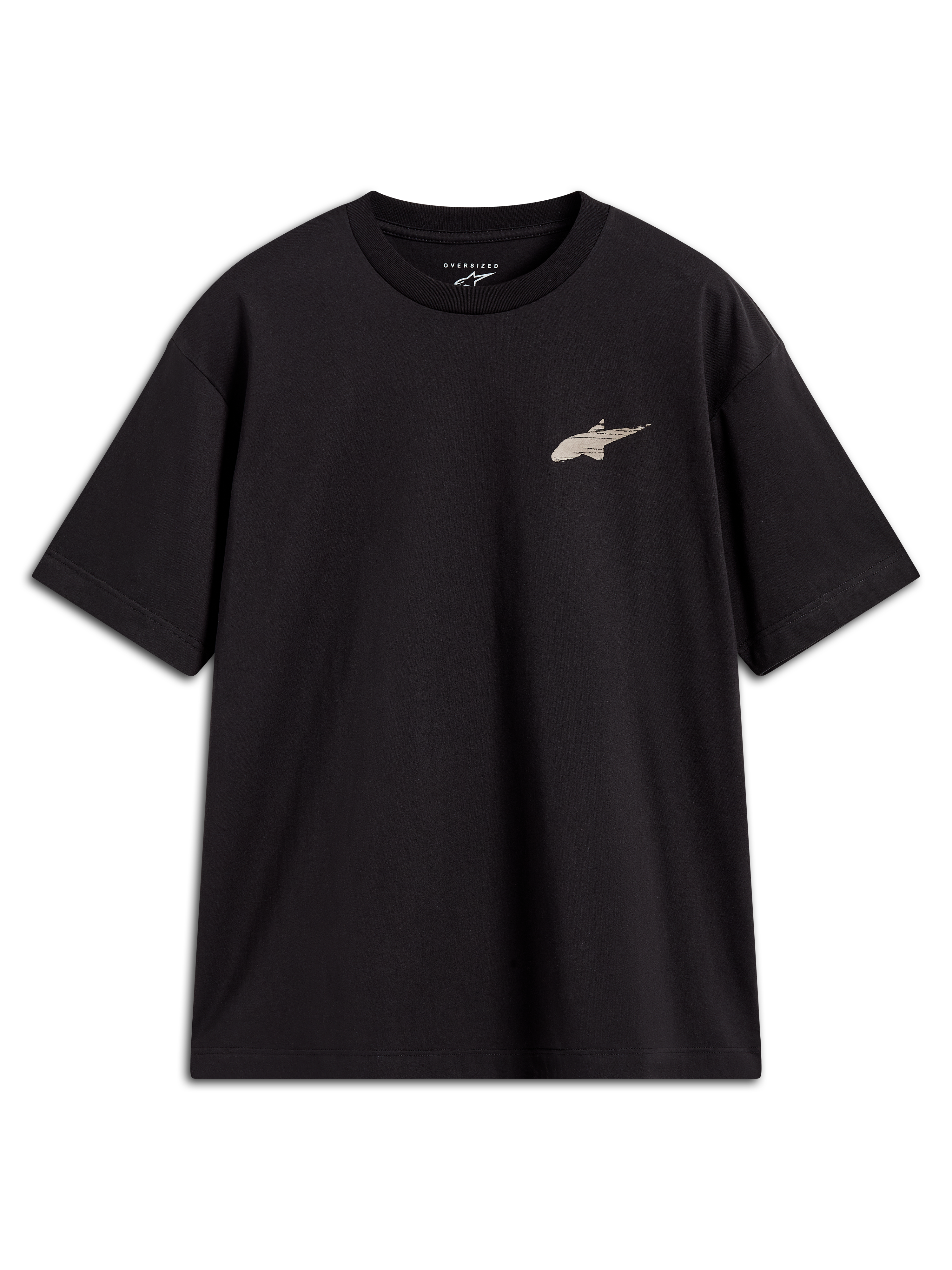 Checkback Oversized CSF Tee - Black