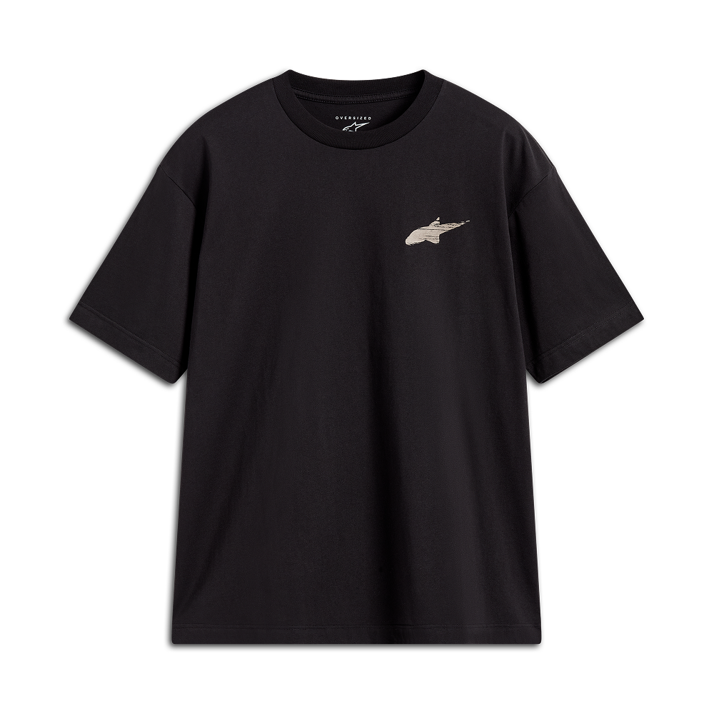 Checkback Oversized CSF Tee - Black