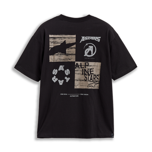 Checkback Oversized CSF Tee - Black