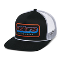 Phosphor Trucker Hat - Black White