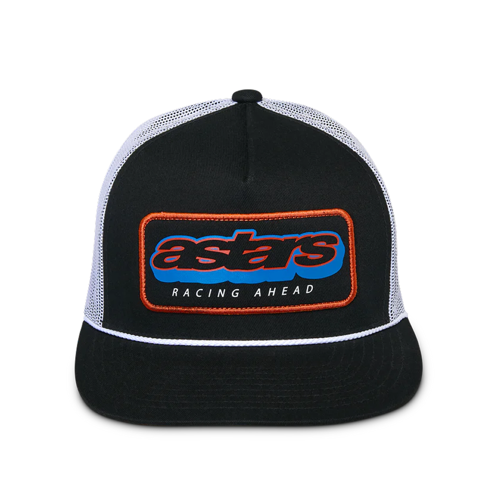 Phosphor Trucker Hat - Black White