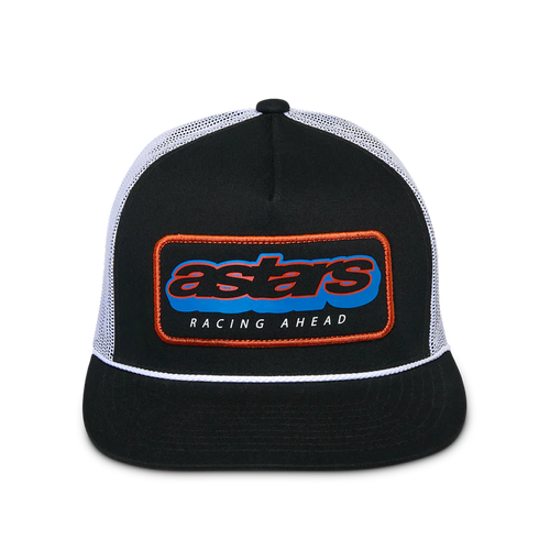 Phosphor Trucker Hat - Black White